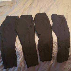Ann Taylor petite 4p lot of FOUR crop pants